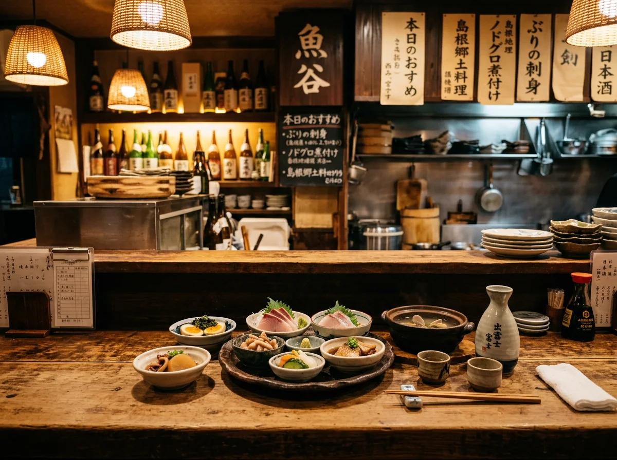 旬の魚介と野菜を使って盛り付けた季節の料理